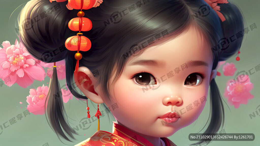 可爱的小女孩