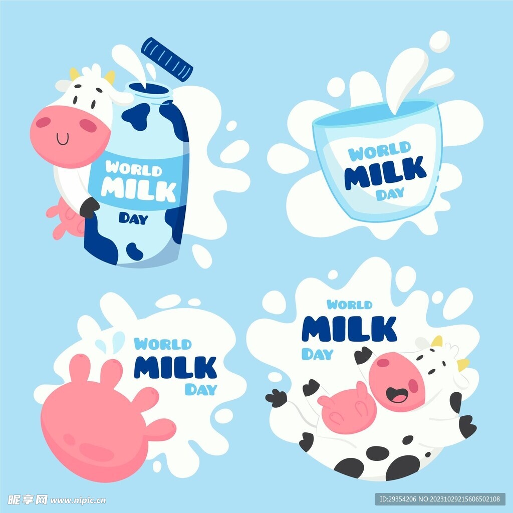 世界牛奶日海报图片