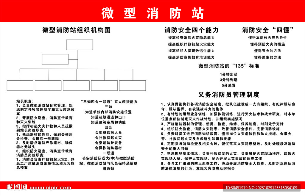 消防站组织机构图