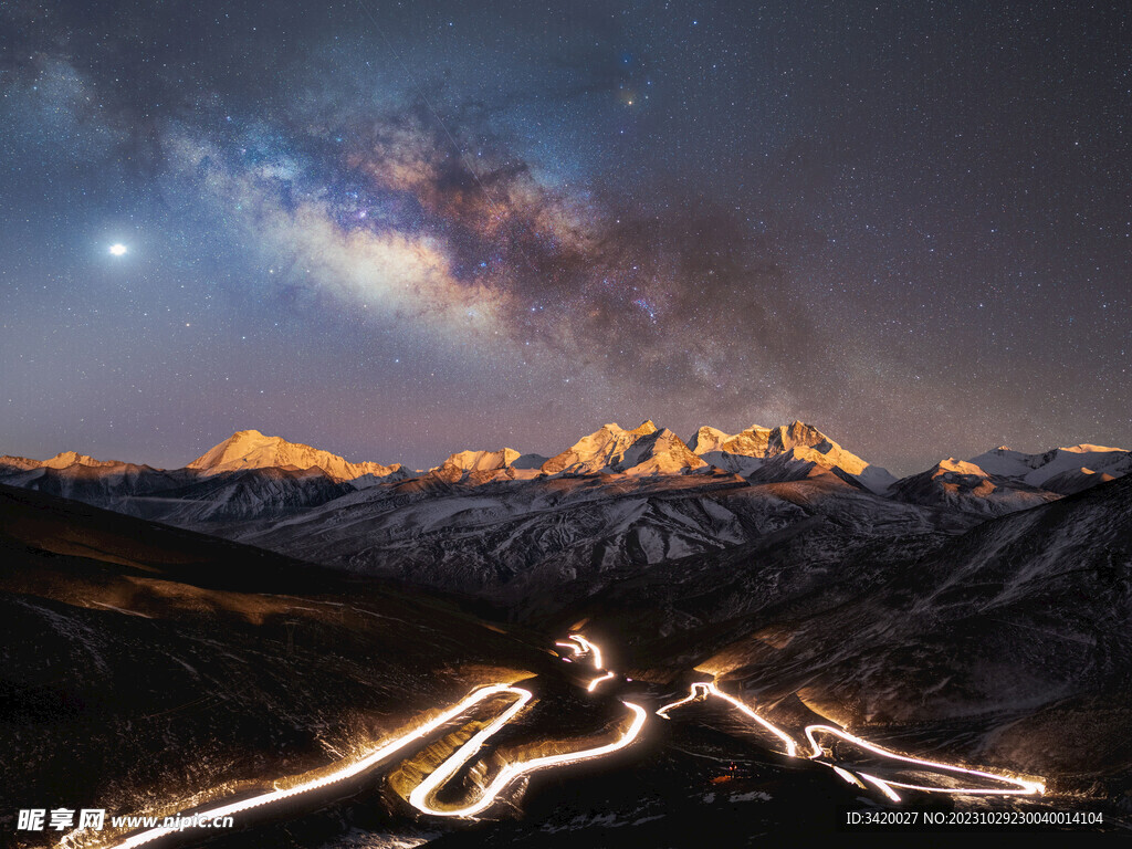 青藏高原星空