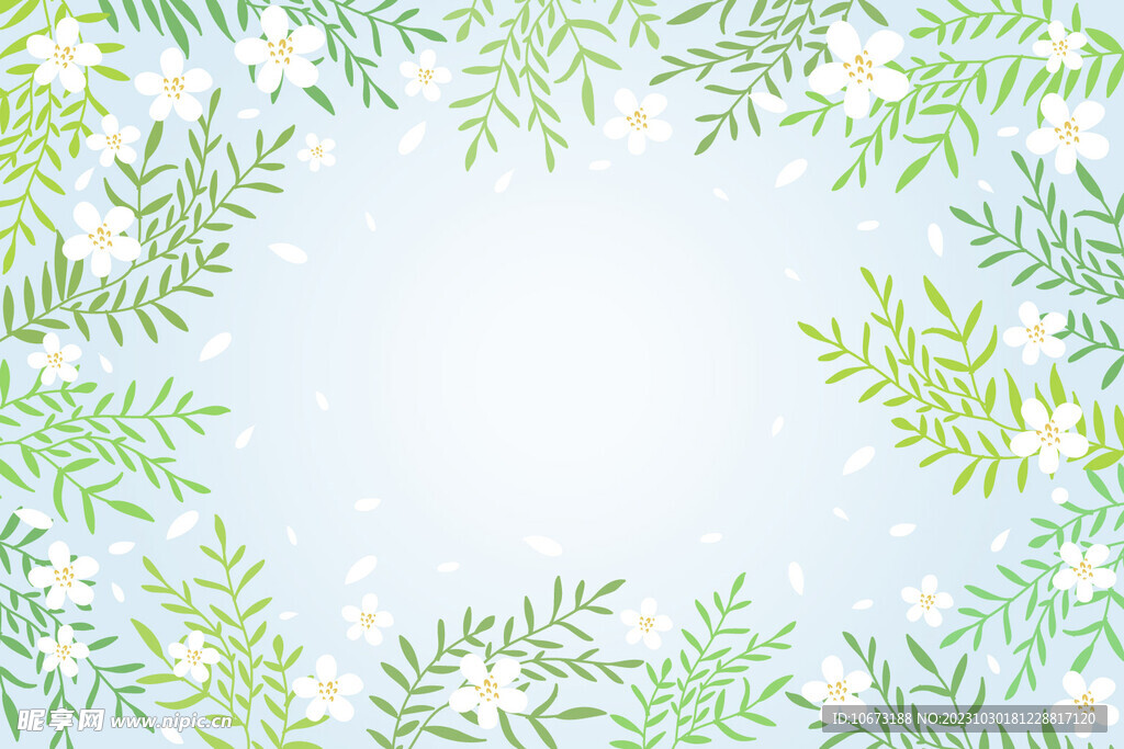 花朵手绘植物壁纸