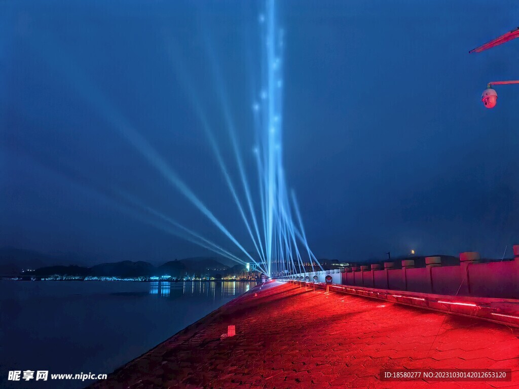 三岔湖夜景