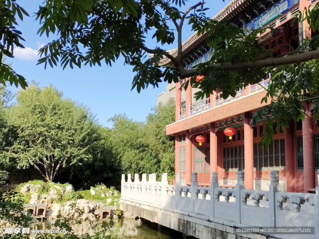 中国园林博物馆复古建筑