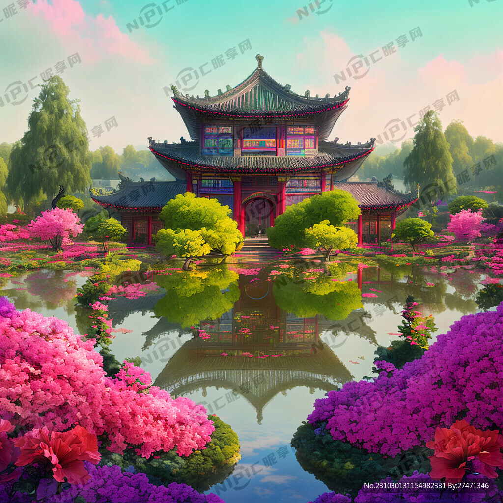 西安 彩虹 大唐芙蓉园