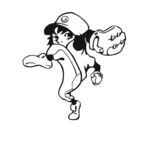 棒球小子卡通人物形象