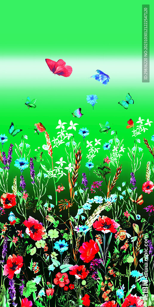 定位花