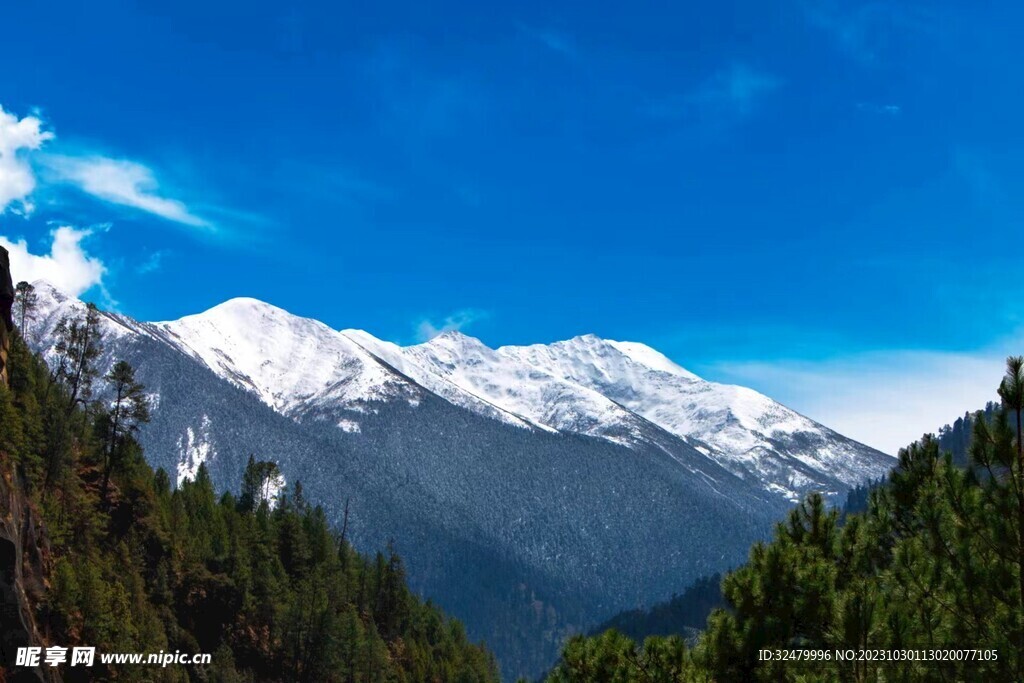 林芝雪山