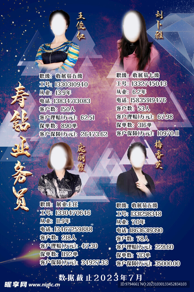 人物海报