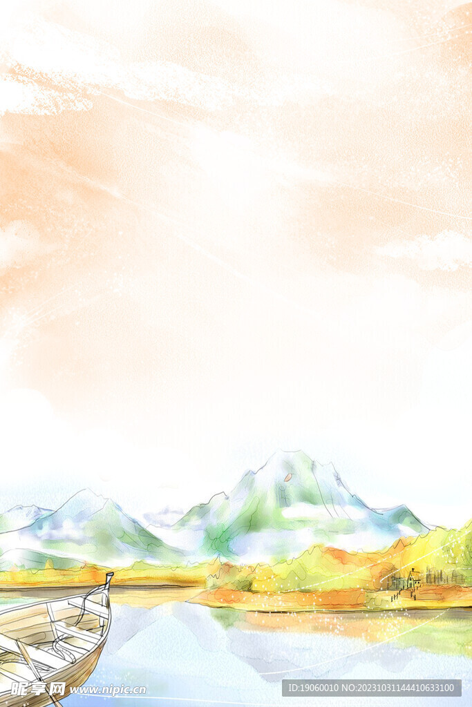 国风手绘背景
