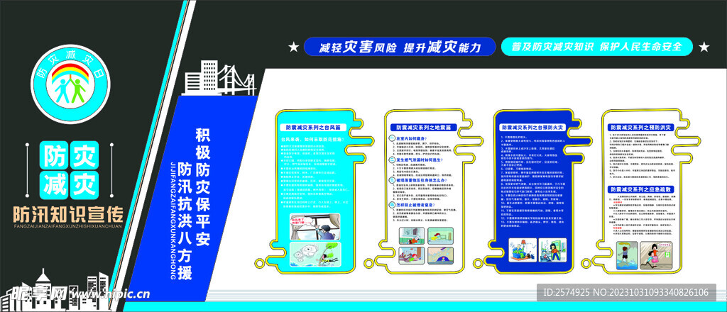 防灾减灾文化墙