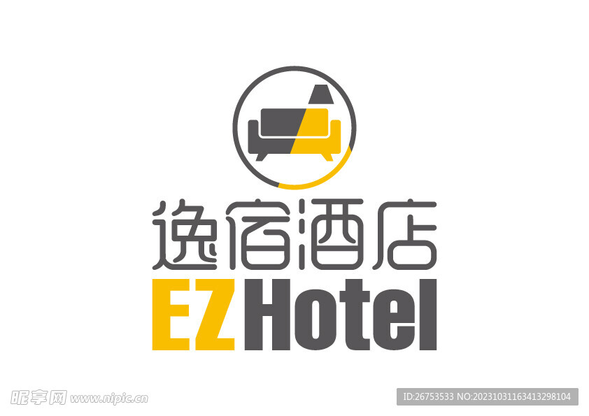 逸宿酒店 LOGO 标志