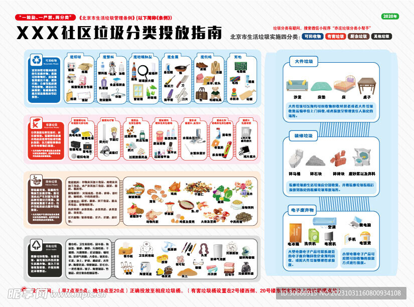 垃圾分类彩页