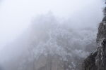老君山 冬天 雪景 山体 旅游