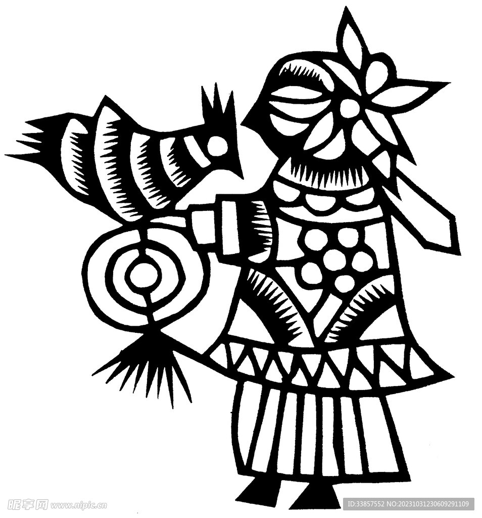 剪纸民俗           