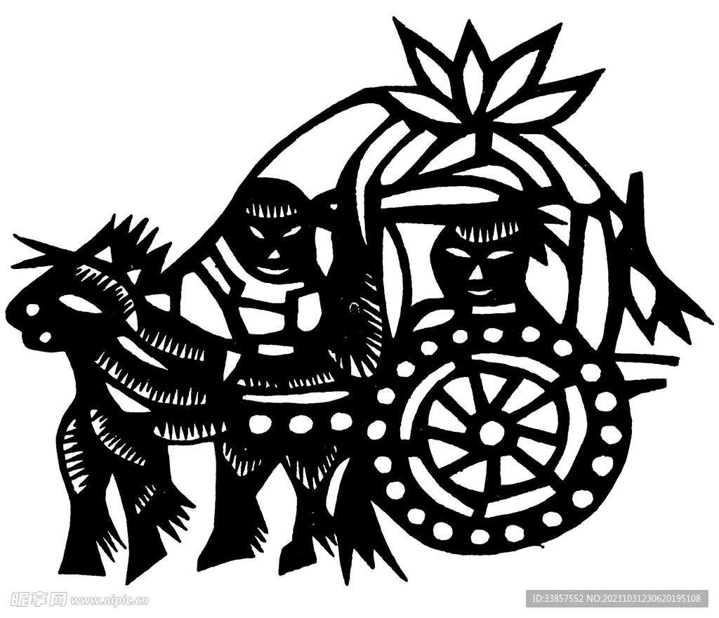 剪纸民俗           