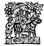 剪纸民俗           