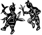 剪纸民俗           