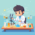 科学家插画
