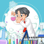 科学家插画