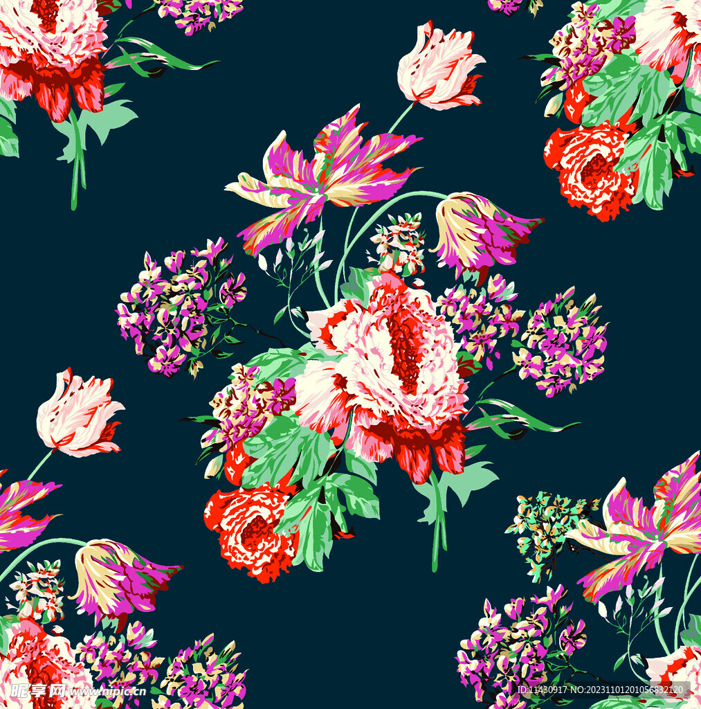 手绘花
