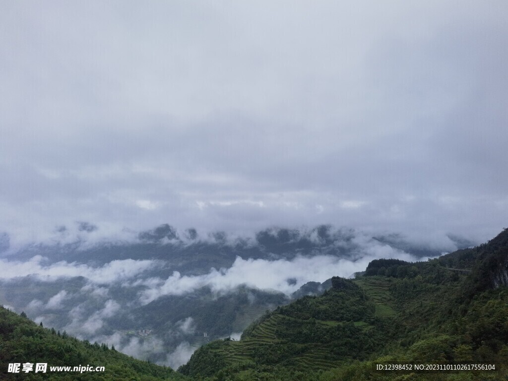 群山云海美景