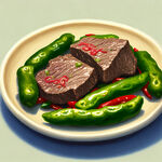 青椒炒牛肉