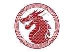 龙剪影