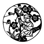 剪纸民俗人物         