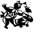 剪纸民俗人物         