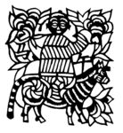 剪纸民俗人物         