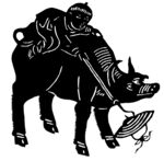剪纸民俗人物         