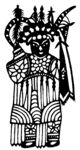 剪纸民俗人物         