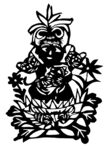 剪纸民俗人物         