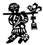 剪纸民俗人物         