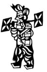 剪纸民俗人物         