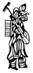 剪纸民俗人物         