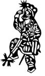 剪纸民俗人物         