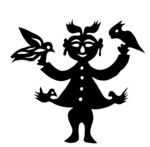 剪纸民俗人物         