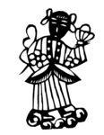 剪纸民俗人物         