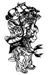剪纸民俗人物         