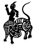 剪纸民俗人物         