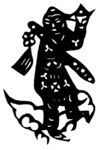 剪纸民俗人物         