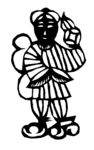 剪纸民俗人物         