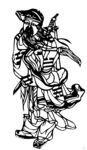 剪纸民俗人物         