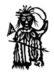 剪纸民俗人物         