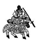 剪纸民俗人物         
