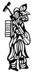 剪纸民俗人物         