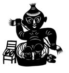 剪纸民俗人物         