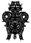 剪纸民俗人物         