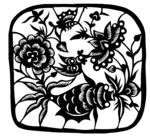 剪纸民俗人物         